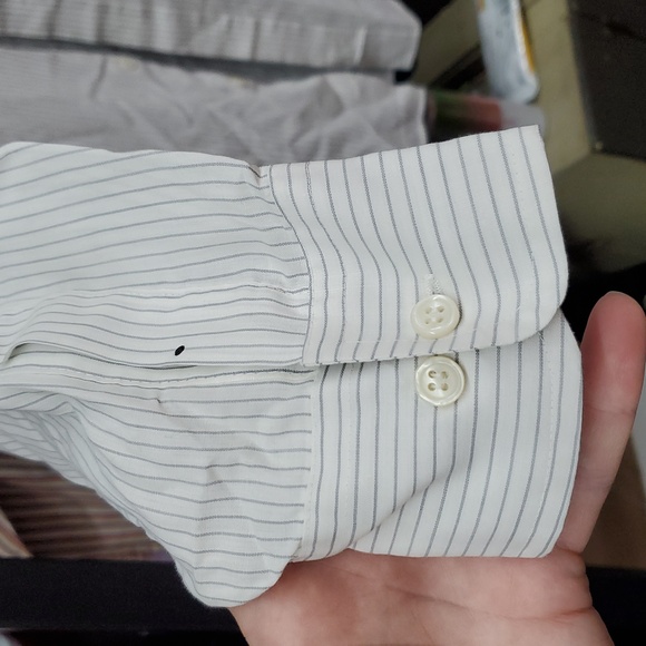 Sears Roebuck Vintage Mens Button Down Dress Shirt Size 16/32-33 Regular GVPWC - Picture 2 of 6